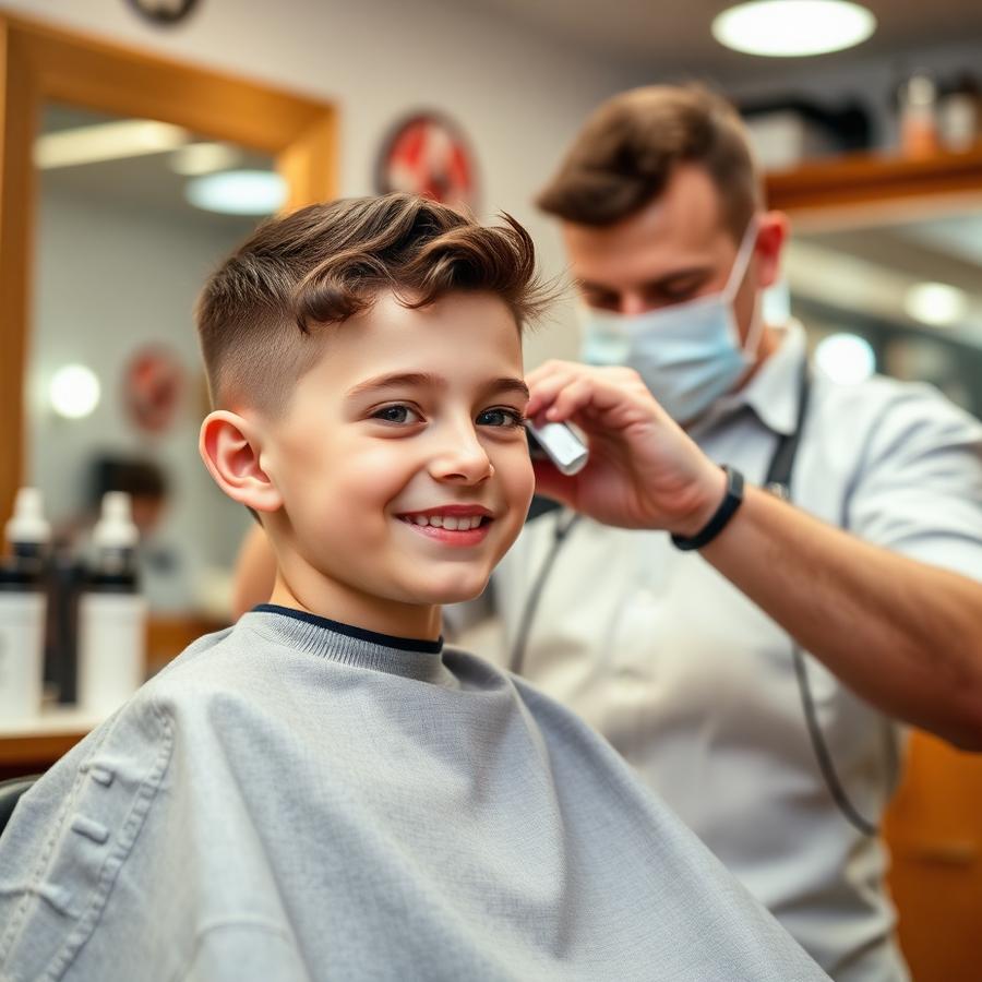 Kids haircut